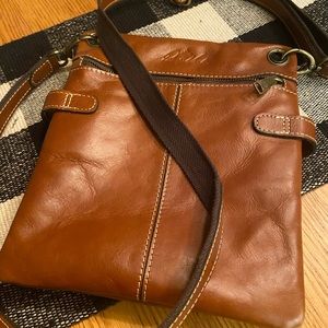 Patricia Nash brown leather Crossbody